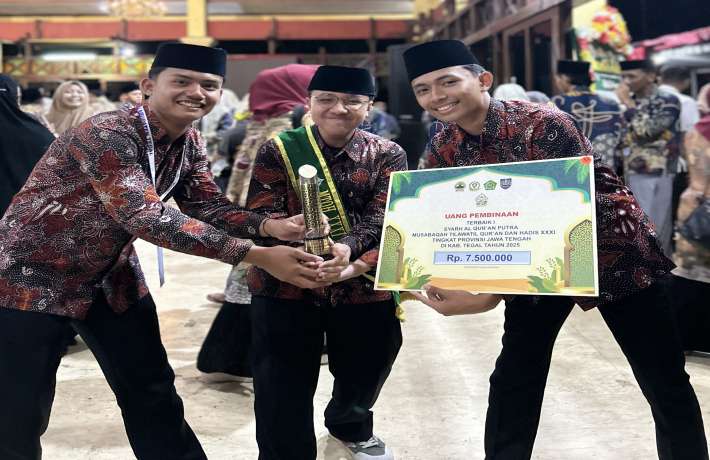 MAN 1 Kebumen Bawa Pulang Emas Syarhil Quran Sempurna Sabet Juara 1 MTQH Jawa Tengah XXXI 2025